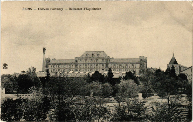 Carte postale ancienne Reims - Chateau Pommery à Reims
