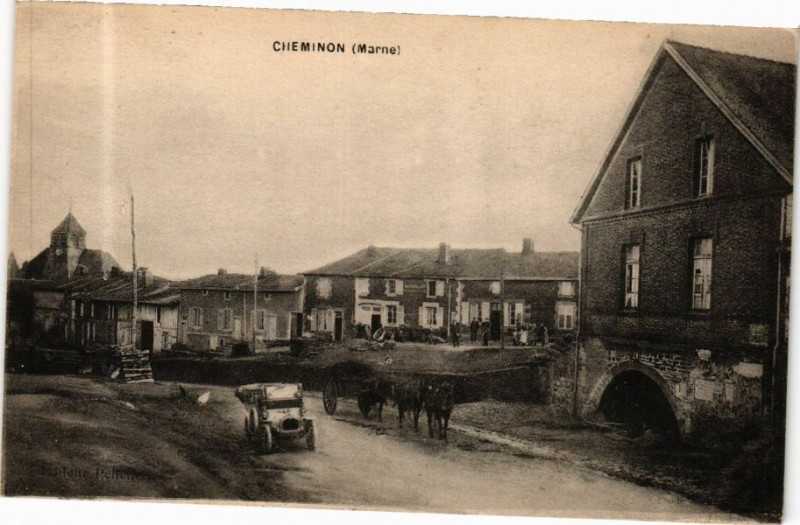 Carte postale ancienne Cheminon à Cheminon