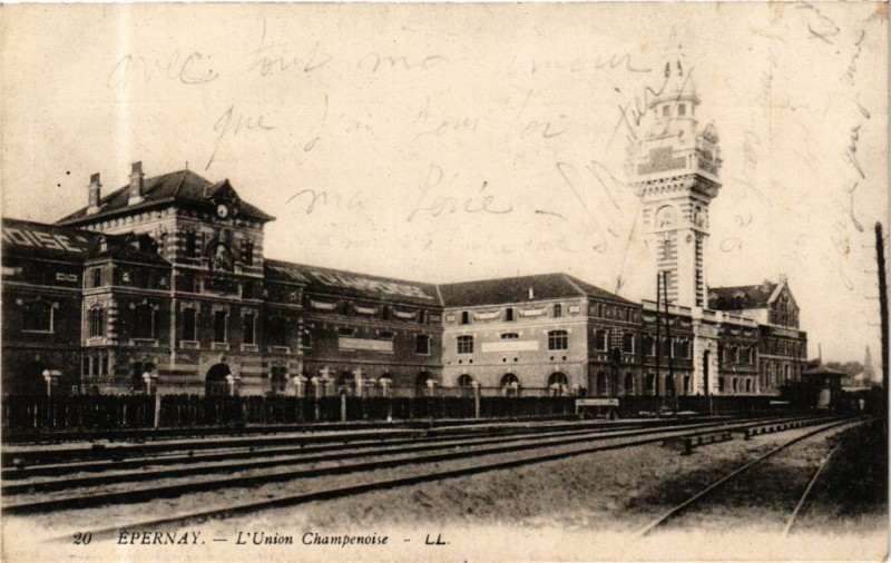 Carte postale ancienne Epernay - L'Union Champenoise à Épernay