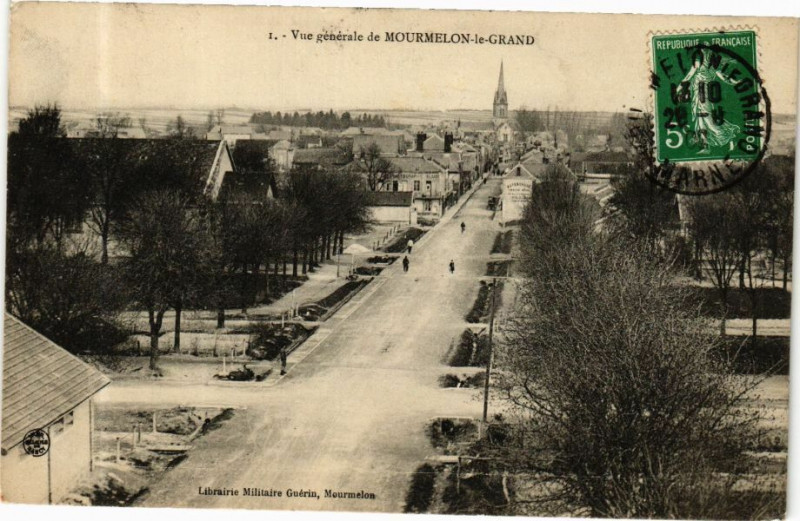 Carte postale ancienne Vue générale de Mourmelon-le-Grand à Mourmelon-le-Grand