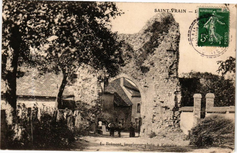 Carte postale ancienne Saint-Vrain - à Saint-Vrain