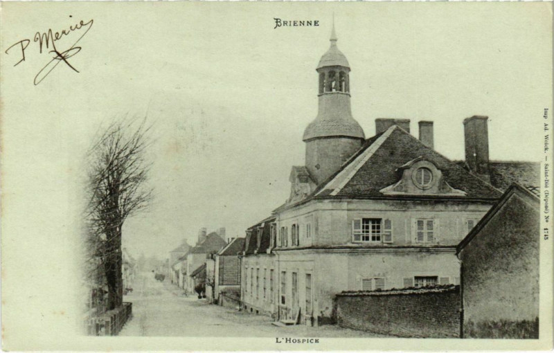 Carte postale ancienne Brienne-le-Chateau - Hospice à Brienne-le-Château