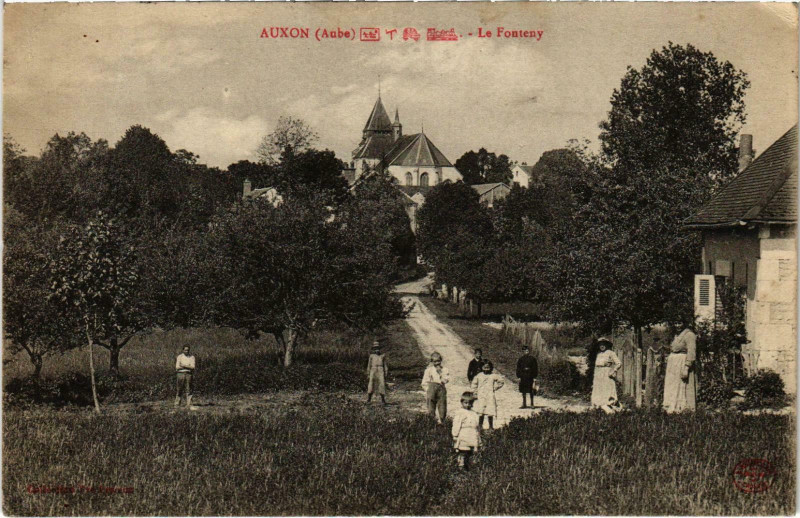 Carte postale ancienne Auxon Le Fonteny Aube à Auxon