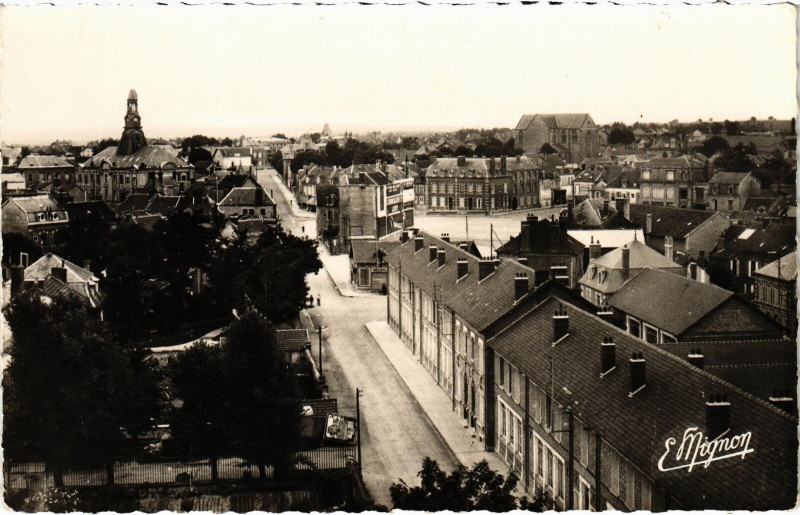 Carte postale ancienne Romilly-sur-Seine Panorama Aube à Romilly-sur-Seine