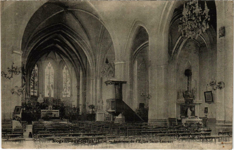 Carte postale ancienne Nogent-sur-Seine Aube à Nogent-sur-Seine