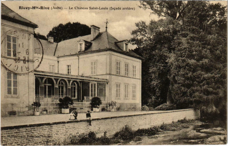 Carte postale ancienne Ricey Hte Rive Le Chateau Saint-Louis Aube