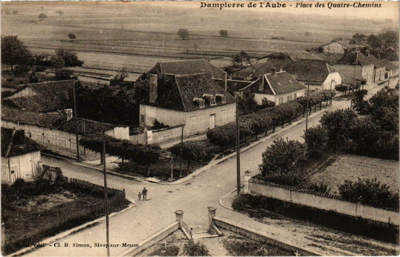 Carte postale ancienne Dampierre de l'Aube à Dampierre