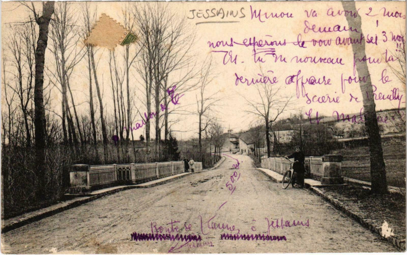 Carte postale ancienne Vue générale Aube