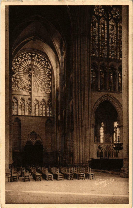 Carte postale ancienne Troyes- Cathedrale Saint Pierre etSaint-Paul France à Troyes