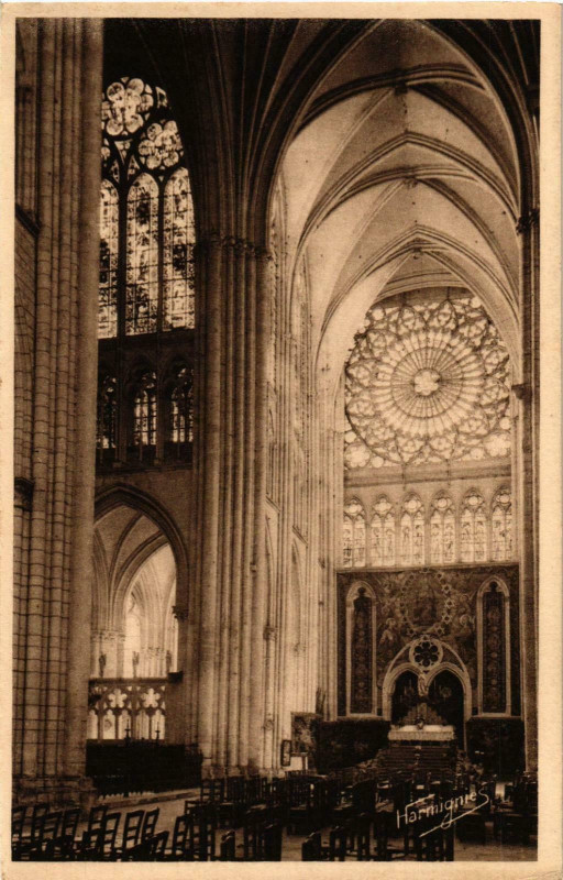 Carte postale ancienne Troyes- Cathedrale Saint Pierre France à Troyes