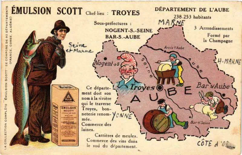 Carte postale ancienne Souvenir France