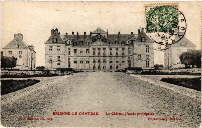 Carte postale ancienne Brienne le Chateau- Le Chateau France à Brienne-le-Château