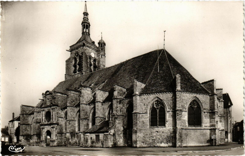 Carte postale ancienne Villenauxe- Eglise France