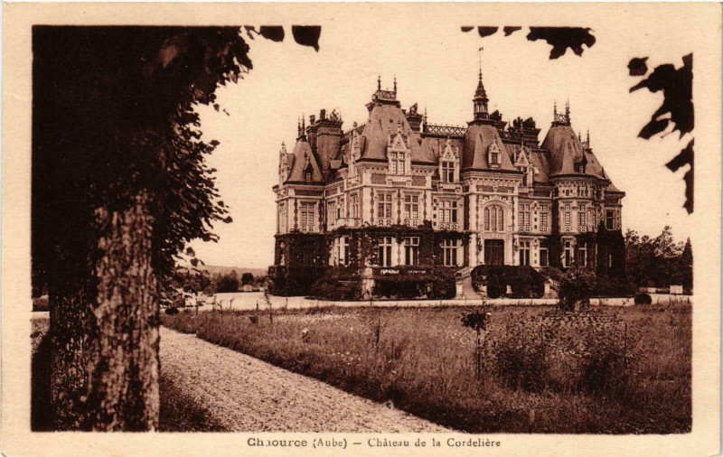 Carte postale ancienne Chaource- Chateau de la Cordeliere France à Chaource