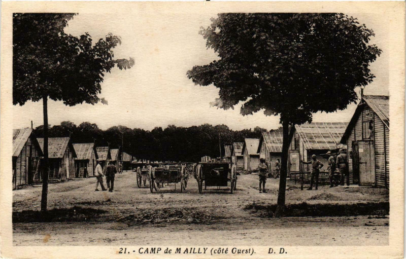 Carte postale ancienne Mailly le Camp- France à Mailly-le-Camp