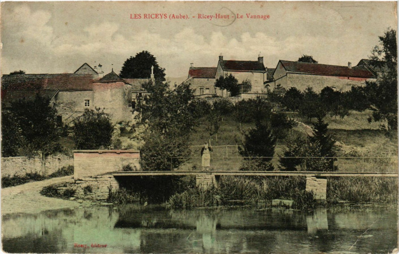 Carte postale ancienne Les Riceys - Ricey-Haut - Le Vannage aux Riceys