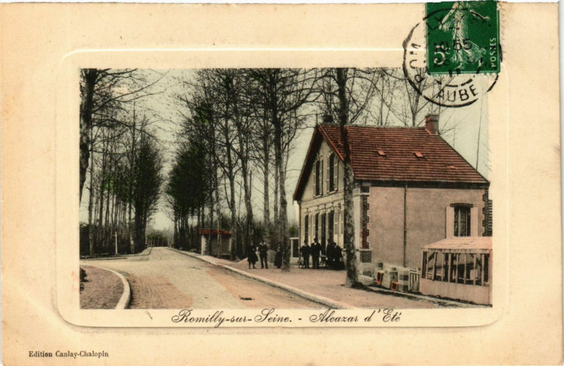 Carte postale ancienne Romilly-sur-Seine - Aleazai d'Eté à Romilly-sur-Seine