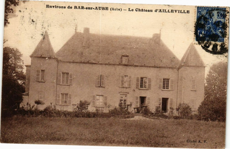 Carte postale ancienne Bar-sur-Aube - Le Chateau à Bar-sur-Aube