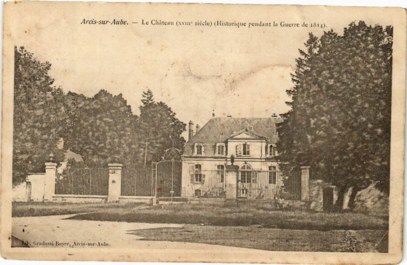 Carte postale ancienne Arcis-sur-Aube - Le Chateau à Arcis-sur-Aube