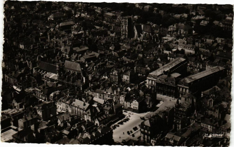Carte postale ancienne Troyes - En avion, vue à Troyes
