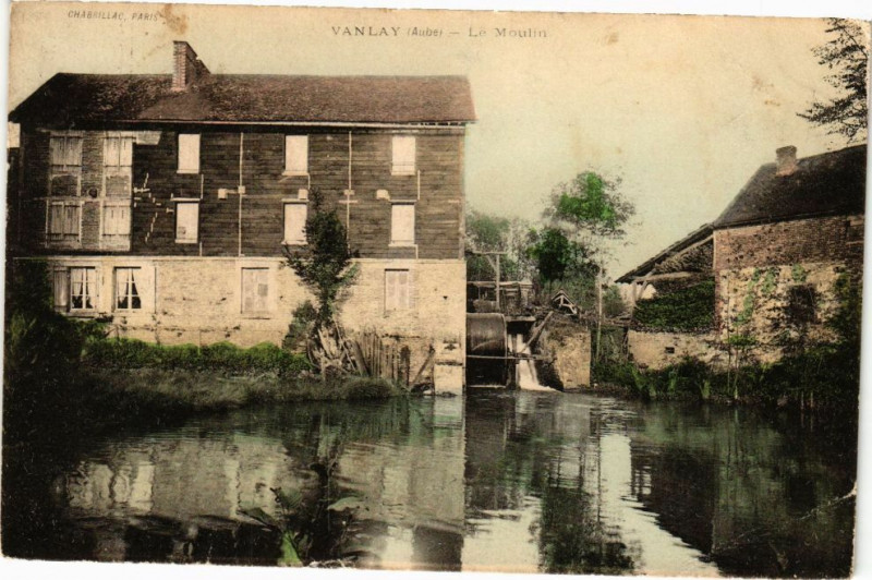 Carte postale ancienne Vanlay - Le Moulin à Vanlay