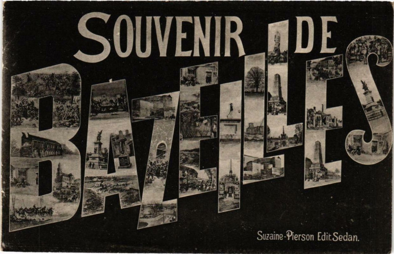 Carte postale ancienne Souvenir de Bazeilles à Bazeilles