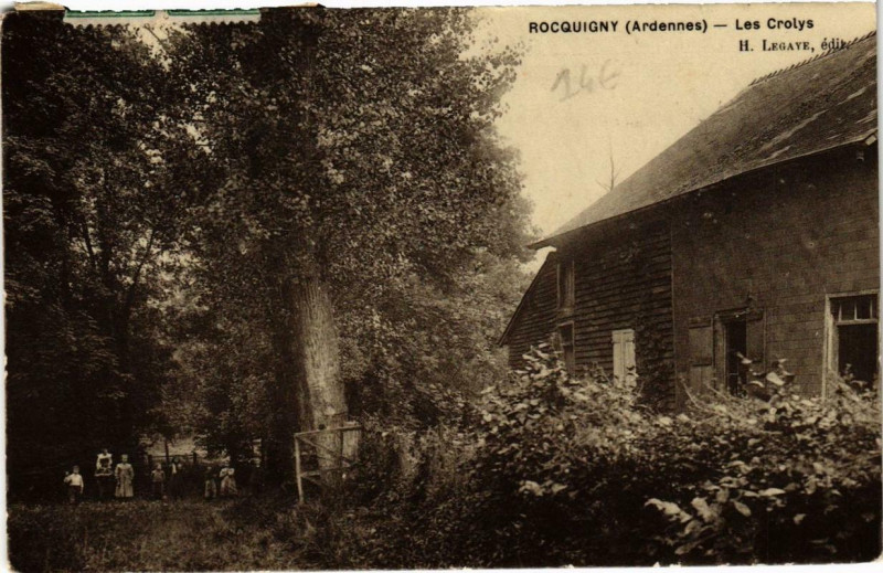 Carte postale ancienne Rocquigny Les Crolys à Rocquigny