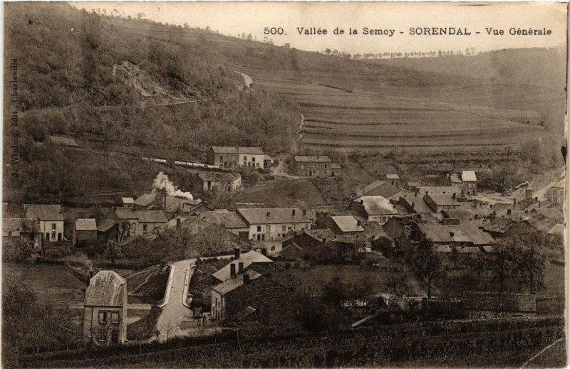 Carte postale ancienne Sorendal Vue générale