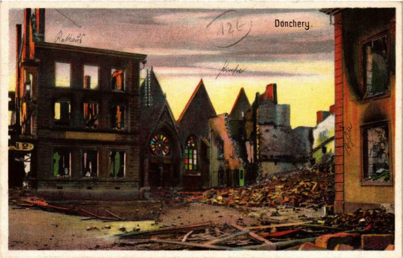 Carte postale ancienne Donchery à Donchery