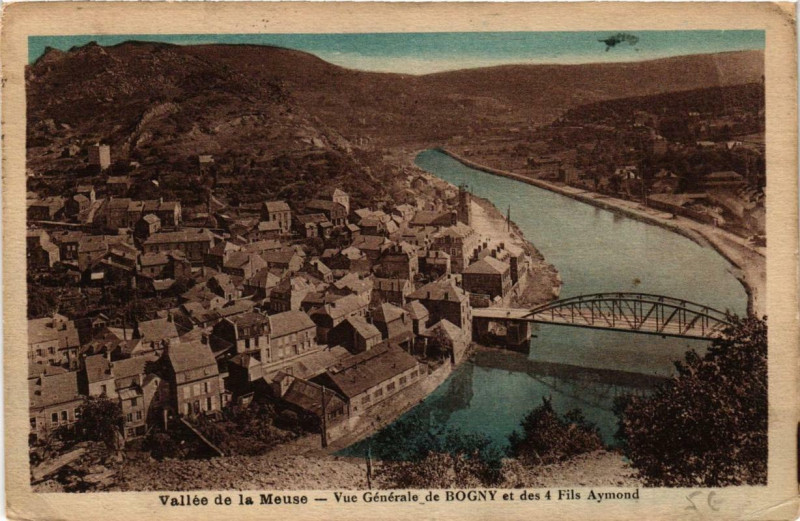 Carte postale ancienne Bogny Vue générale