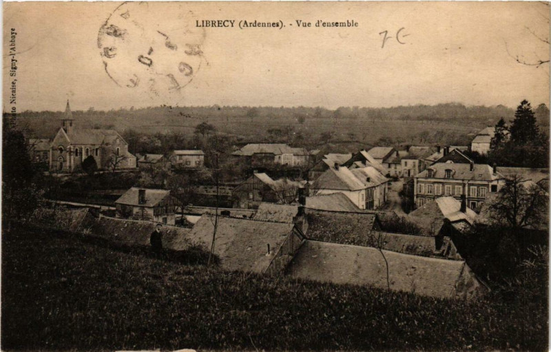 Carte postale ancienne Librecy Vue d'ensemble