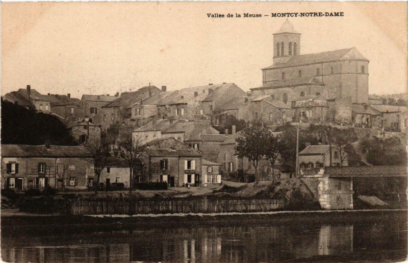 Carte postale ancienne Montcy Notre-Dame à Montcy-Notre-Dame