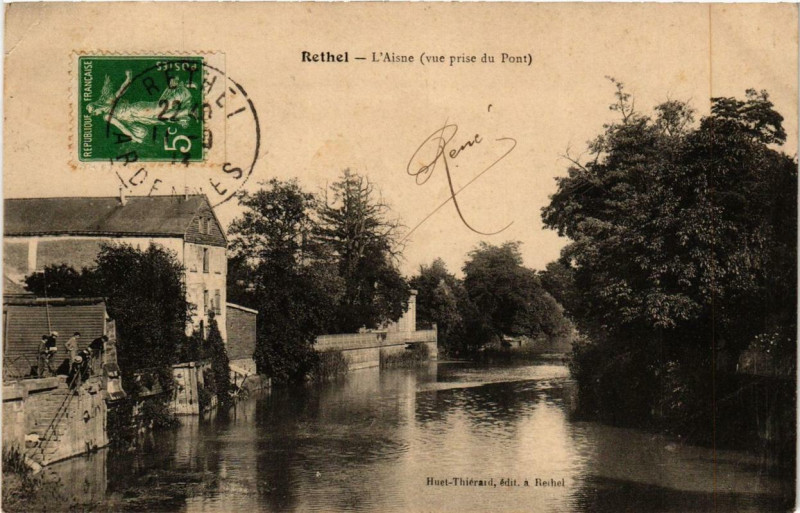 Carte postale ancienne Rethel L'Aisne à Rethel