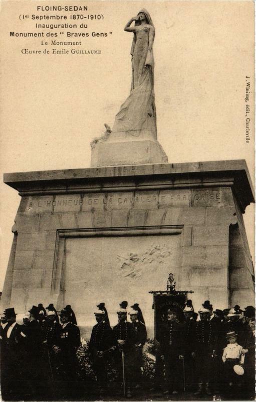 Carte postale ancienne Sedan Monument des Braves Gens à Sedan