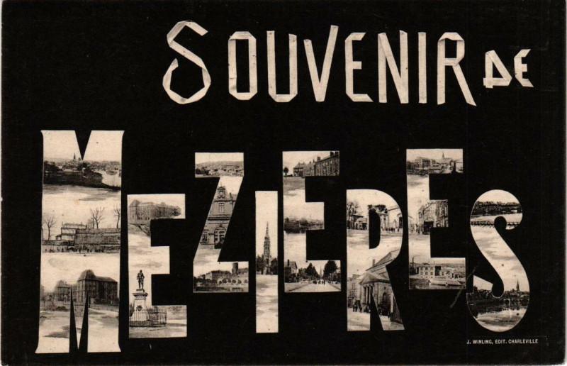 Carte postale ancienne Souvenir de Mezieres