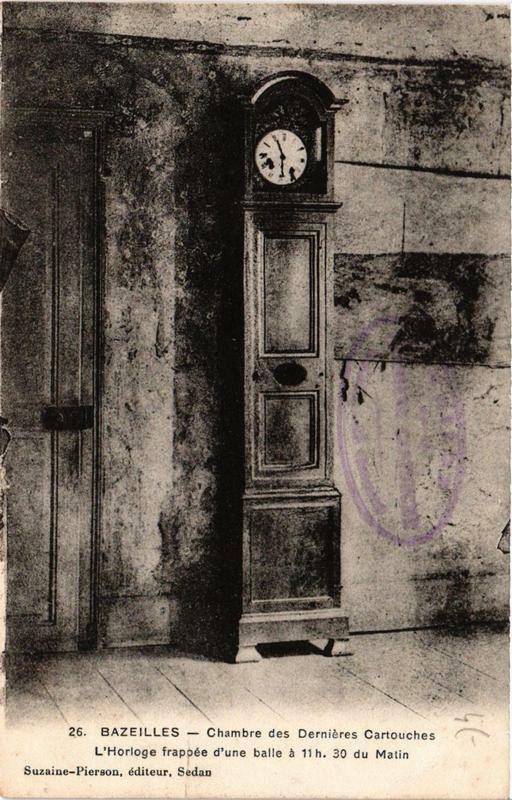 Carte postale ancienne Bazeilles Chambre des Derniéres Cartouches à Bazeilles