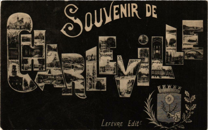 Carte postale ancienne Charleville Souvenir de Charleville