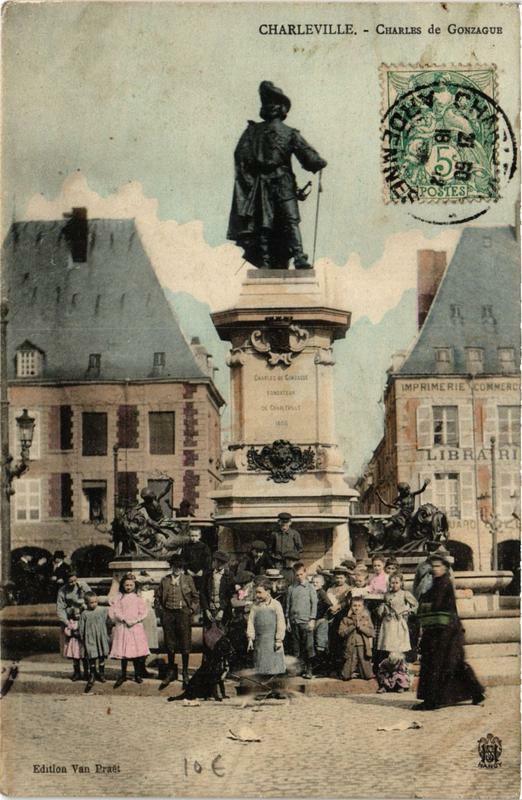 Carte postale ancienne Charleville Charles de Gonzague