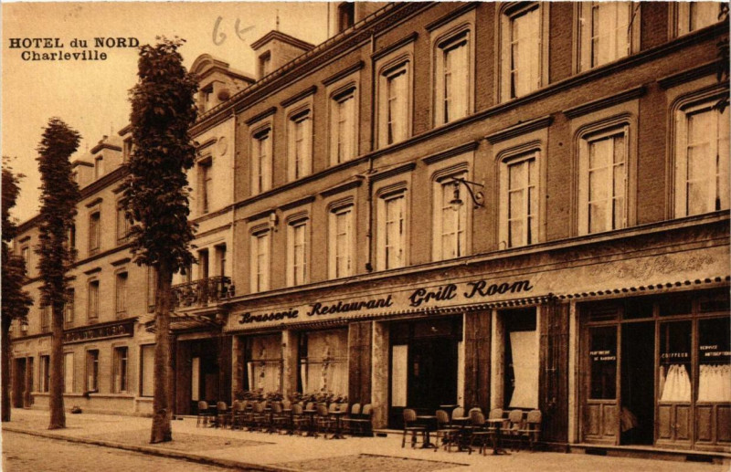 Carte postale ancienne Charleville Hotel du Nord