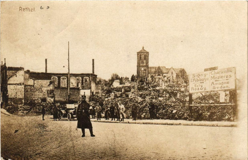 Carte postale ancienne Rethel à Rethel
