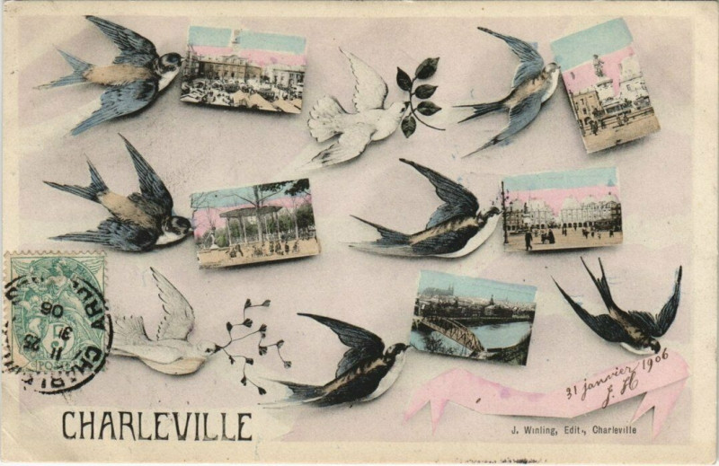 Carte postale ancienne Charleville