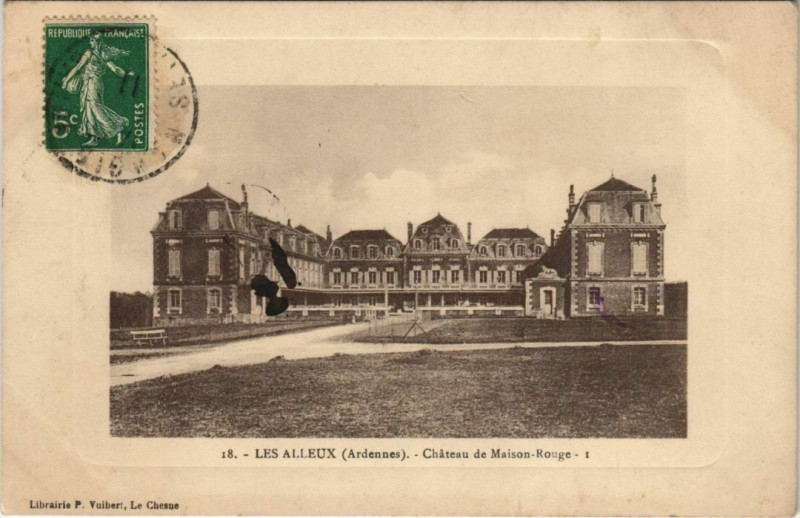 Carte postale ancienne Les Alleux - Chateau de Maison-Rouge à Son