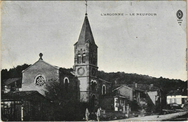 Carte postale ancienne L'Argonne - Le Neufour