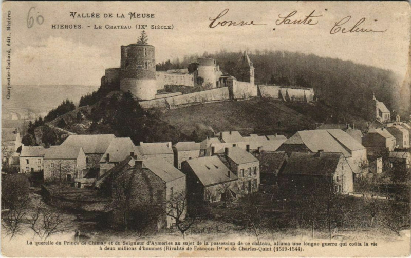 Carte postale ancienne Hierges - Le Chateau à Hierges