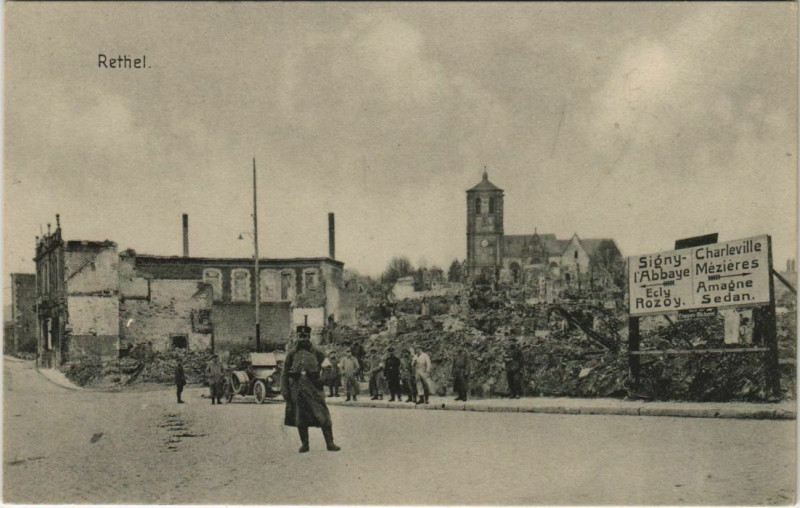 Carte postale ancienne Rethel à Rethel