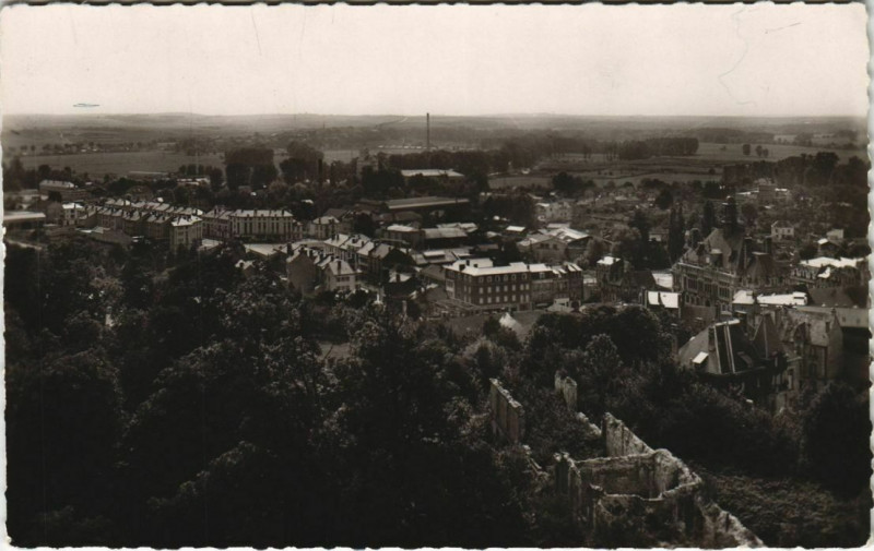 Carte postale ancienne Rethel - Vue générale à Rethel