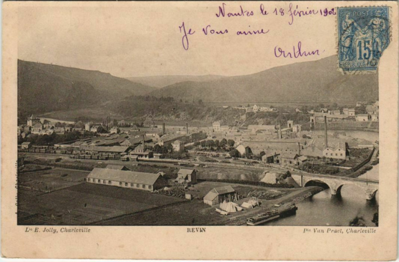 Carte postale ancienne Revin à Revin
