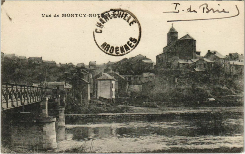 Carte postale ancienne Vue de Montcy-Notre-Dame à Montcy-Notre-Dame