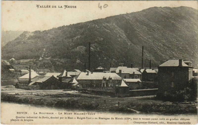 Carte postale ancienne Revin - La Bouverie à Revin