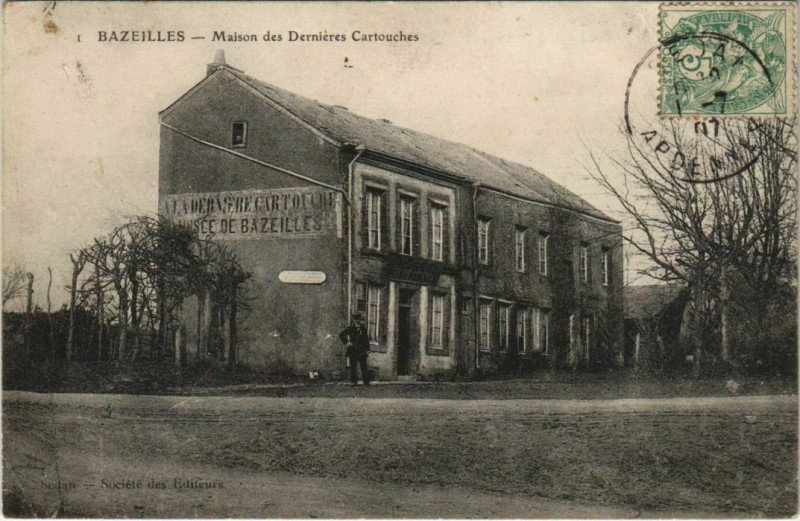 Carte postale ancienne Bazeilles - Maisin des Dernieres Cartouches à Bazeilles